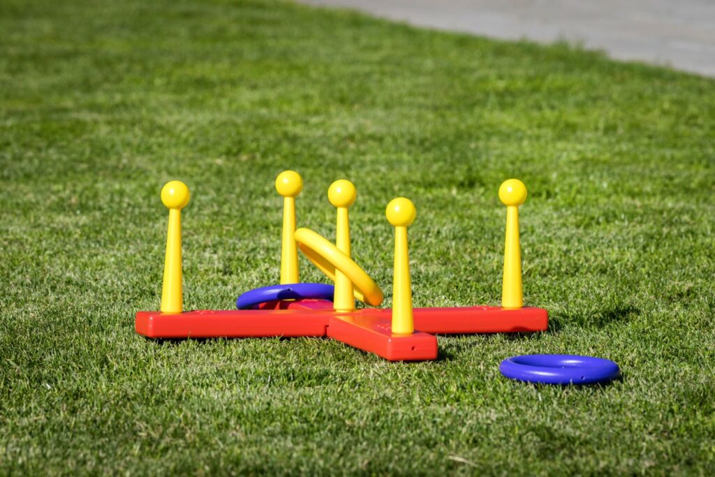 A ring game in the park