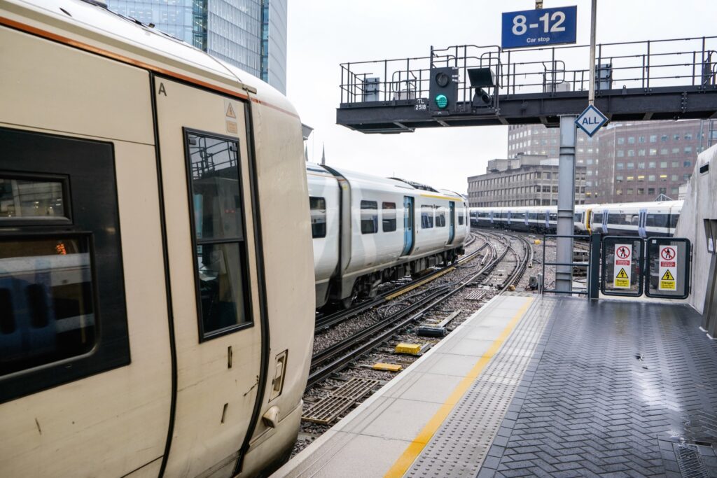 An Overground station in the concept of public transport in Walthamstow.